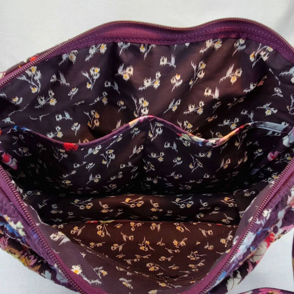 Vera Bradley Large On the Go Purse in Indiana Rose - Picture 5 of 5